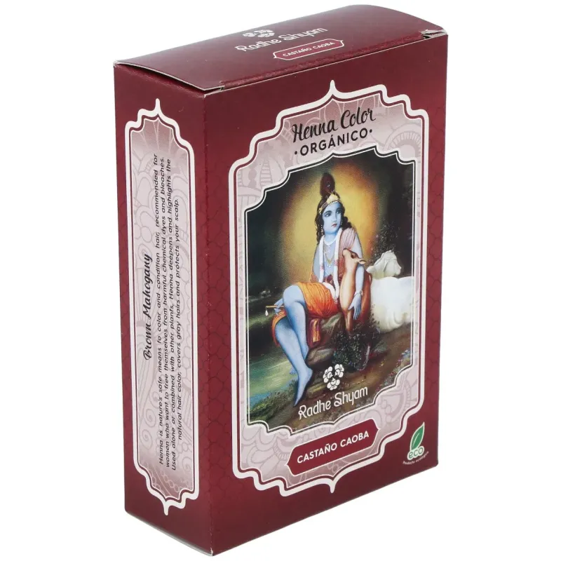 Henna Castaño Caoba Polvo Radhe | Farmacia Barata Henna Castaño Caoba Polvo Radhe | Farmacia Barata