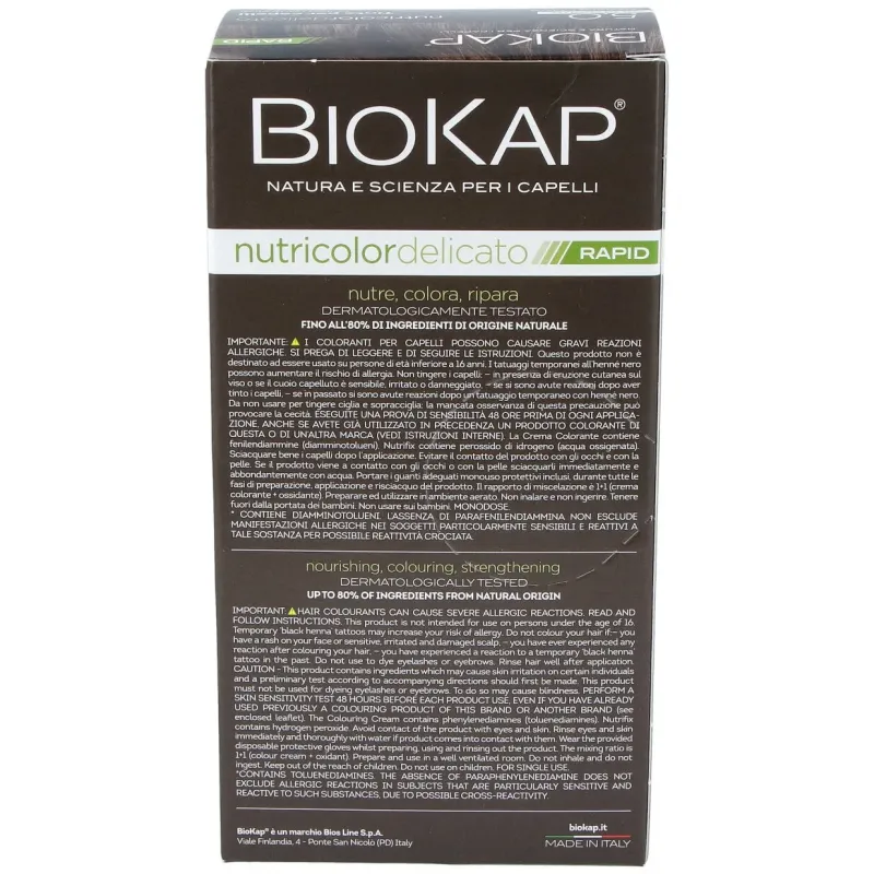 Biokap Tinte Rapid 5.00 Castaño Claro Nat | Farmacia Barata