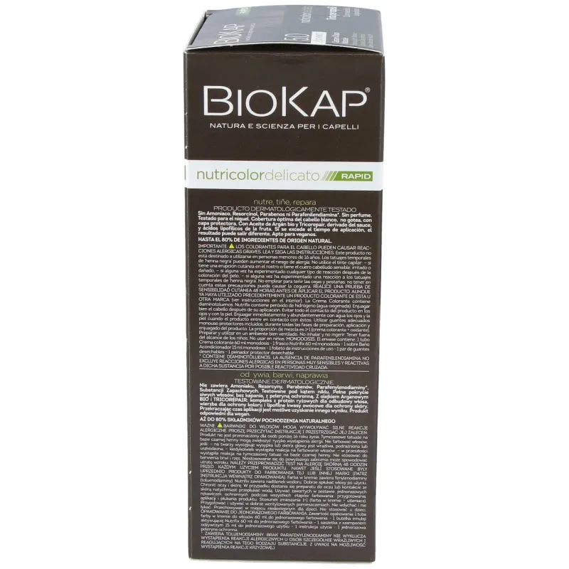 Biokap Tinte Rapid 5.00 Castaño Claro Nat | Farmacia Barata