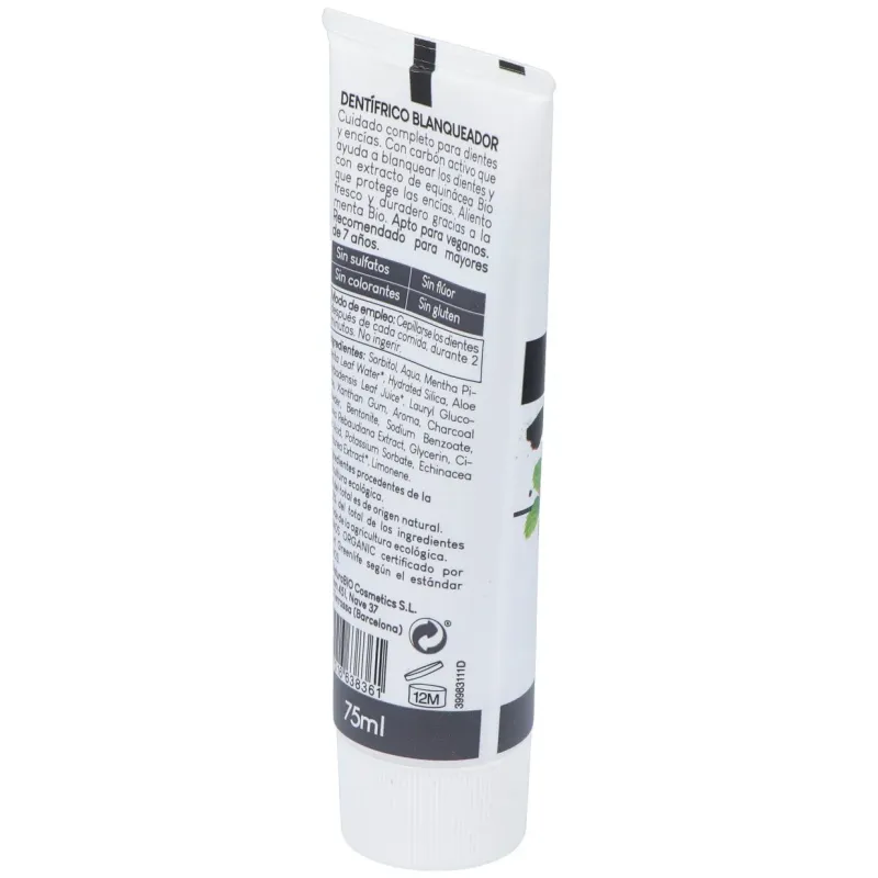 Dentífrico Blanqueante Menta Carbón 75ml | Farmacia Barata