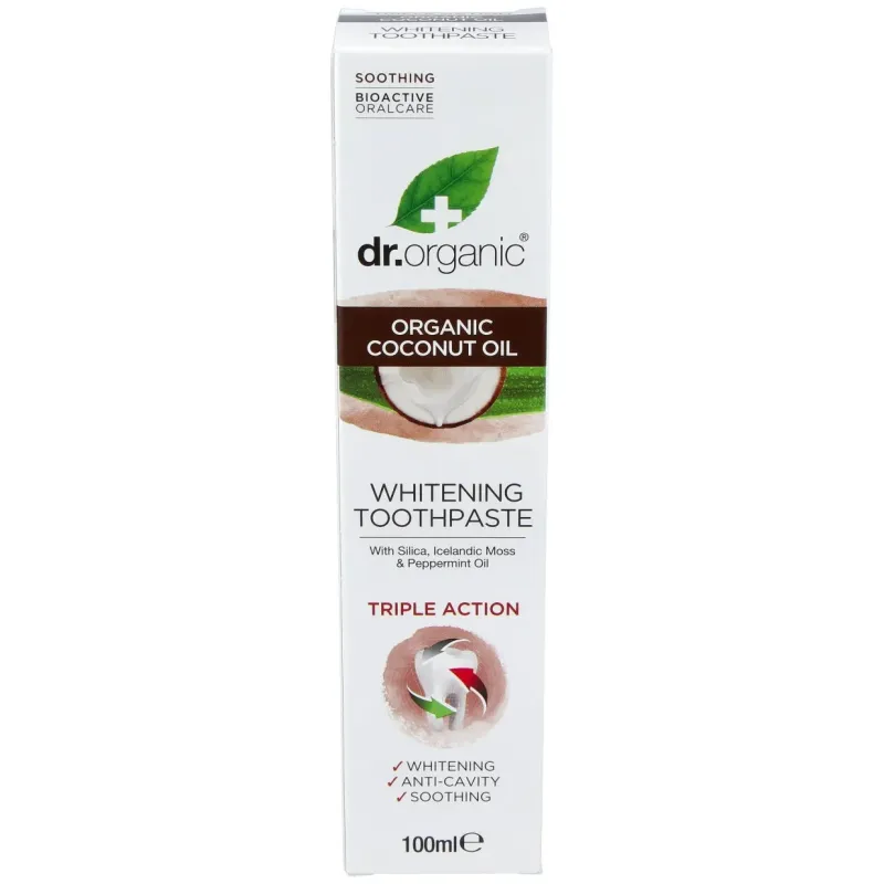 Dentífrico Aceite Coco Dr Organic 100ml | Farmacia Barata