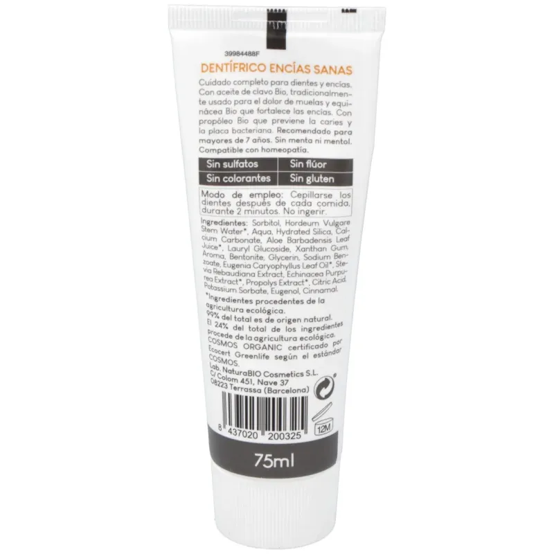 Encías Sanas Propo Clavo 75ml Naturabio | Farmacia Barata