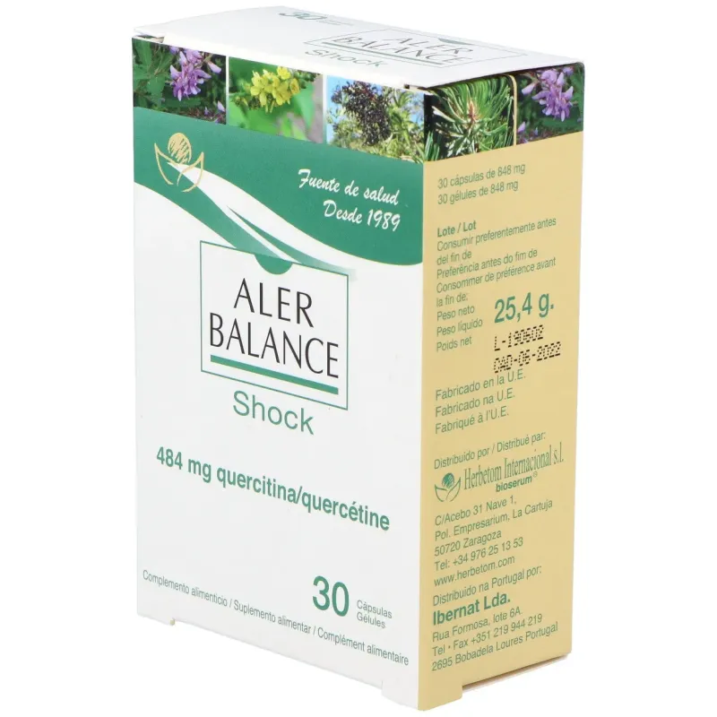 Bioserum Alerbalance Shock, 30 cápsulas | Farmacia Barata