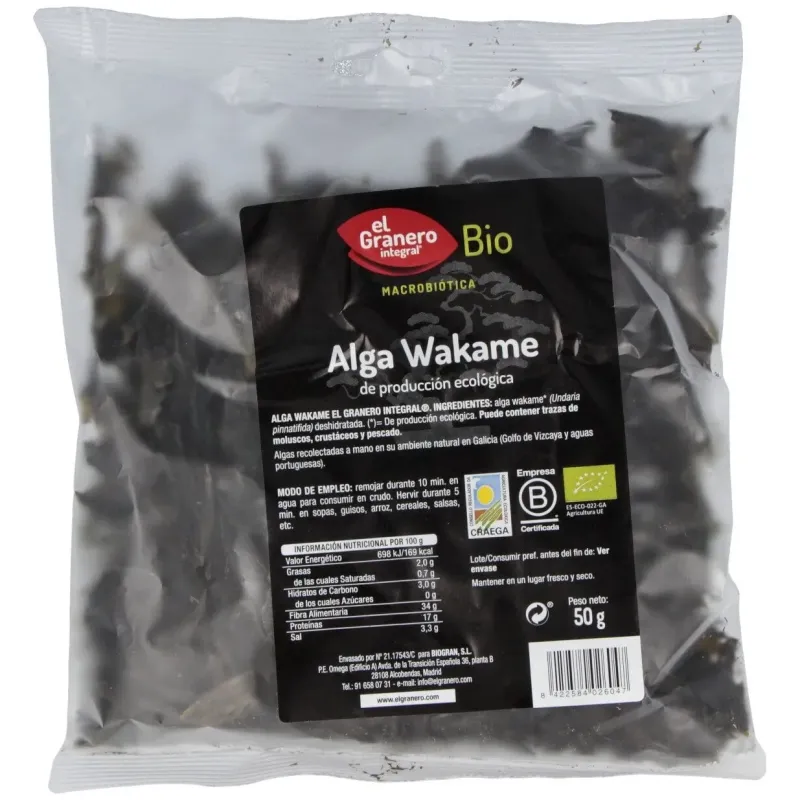 Wakame 50gr Bio | Farmacia Barata Wakame 50gr Bio | Farmacia Barata