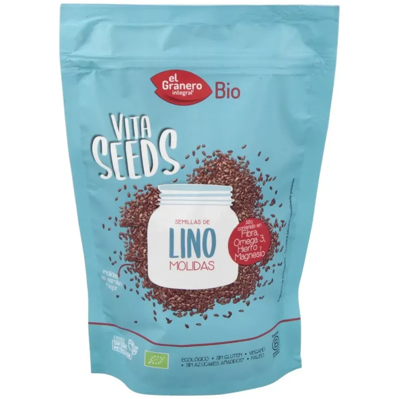 VitaSeeds Lino Molido, 300g | Farmacia Barata