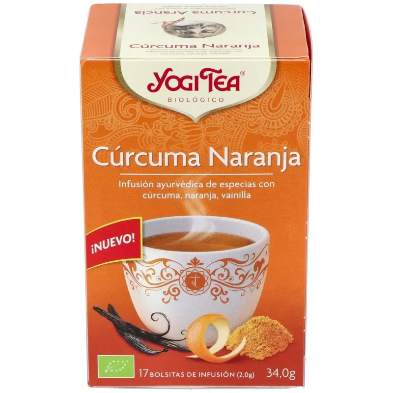 Yogi Tea Cúrcuma Naranja | Farmacia Barata