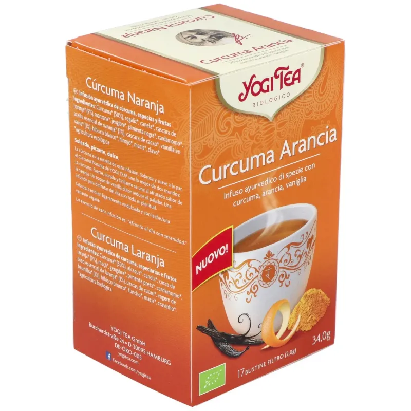 Yogi Tea Cúrcuma Naranja | Farmacia Barata