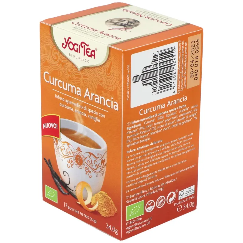 Yogi Tea Cúrcuma Naranja | Farmacia Barata