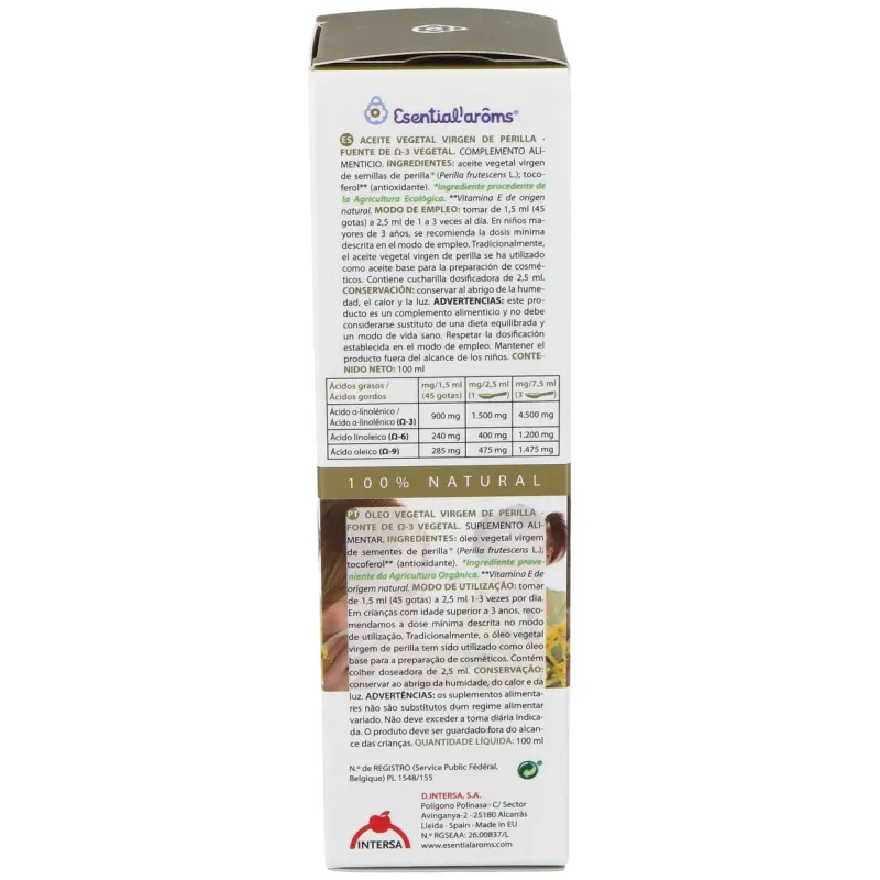 ESENCIALAROMS Aceite Perilla, 100 ml | Farmacia Barata ESENCIALAROMS Aceite Perilla, 100 ml | Farmacia Barata