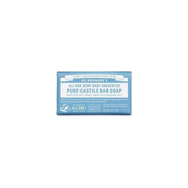 Dr. Bronner Jabón Bebé Natural 140g | Farmacia Barata Dr. Bronner Jabón Bebé Natural 140g | Farmacia Barata