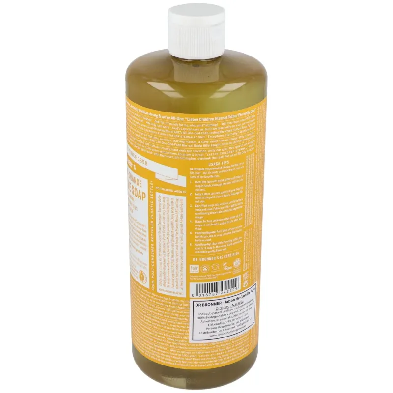 Dr. Bronner Jabón Líquido Cítricos | Farmacia Barata Dr. Bronner Jabón Líquido Cítricos | Farmacia Barata
