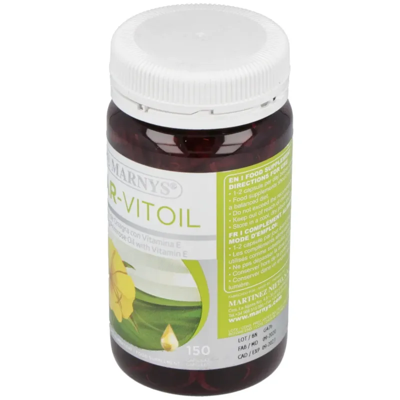 Marnys Aceite de Onagra 150 perlas | Farmacia Barata
