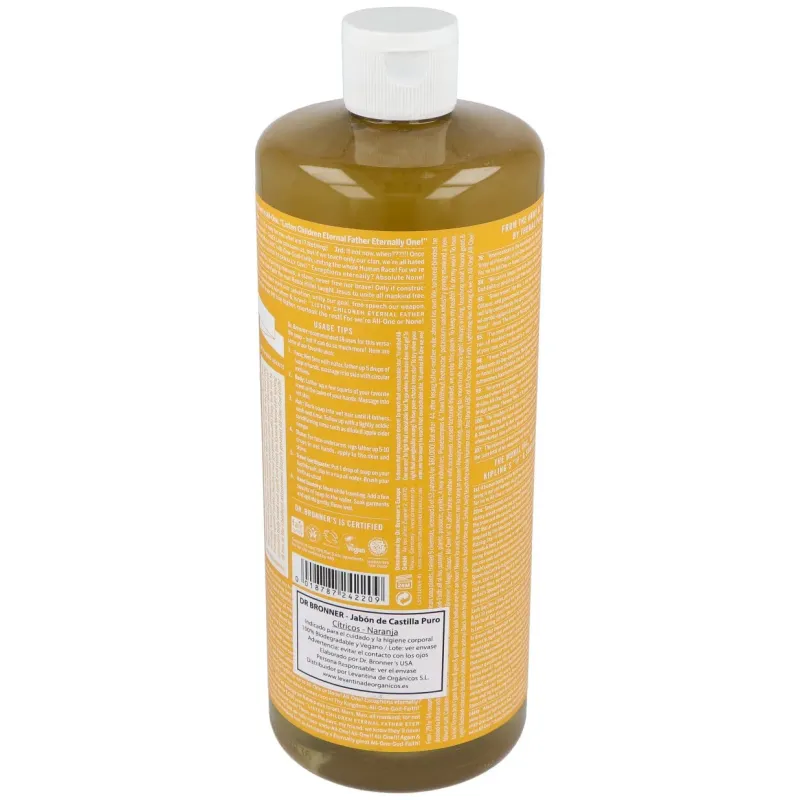 Dr. Bronner Jabón Líquido Cítricos | Farmacia Barata Dr. Bronner Jabón Líquido Cítricos | Farmacia Barata