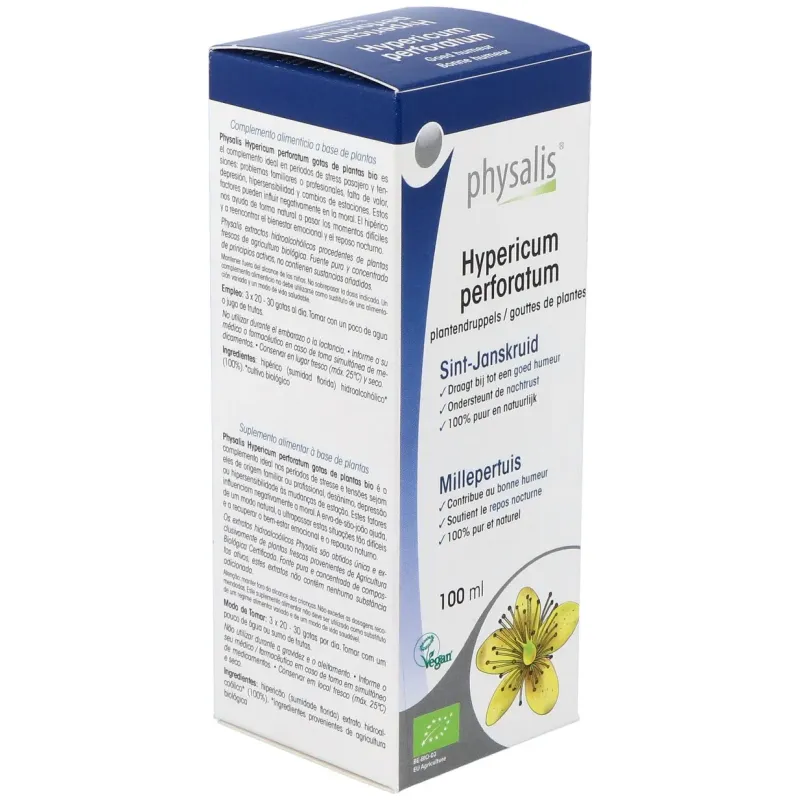 Physalis Extracto de Hipérico Bio 100 ml | Farmacia Barata