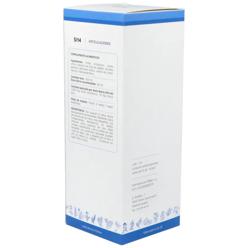 Silicio Si 14 500 ml MAHEN | Farmacia Barata Silicio Si 14 500 ml MAHEN | Farmacia Barata