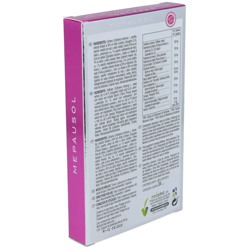 Mepausol 60 Cápsulas | Farmacia Barata Mepausol 60 Cápsulas | Farmacia Barata