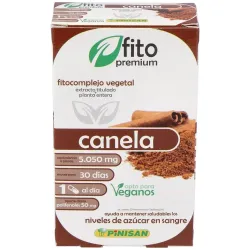 Pinisan Fito Premium Canela, 30 cápsulas.