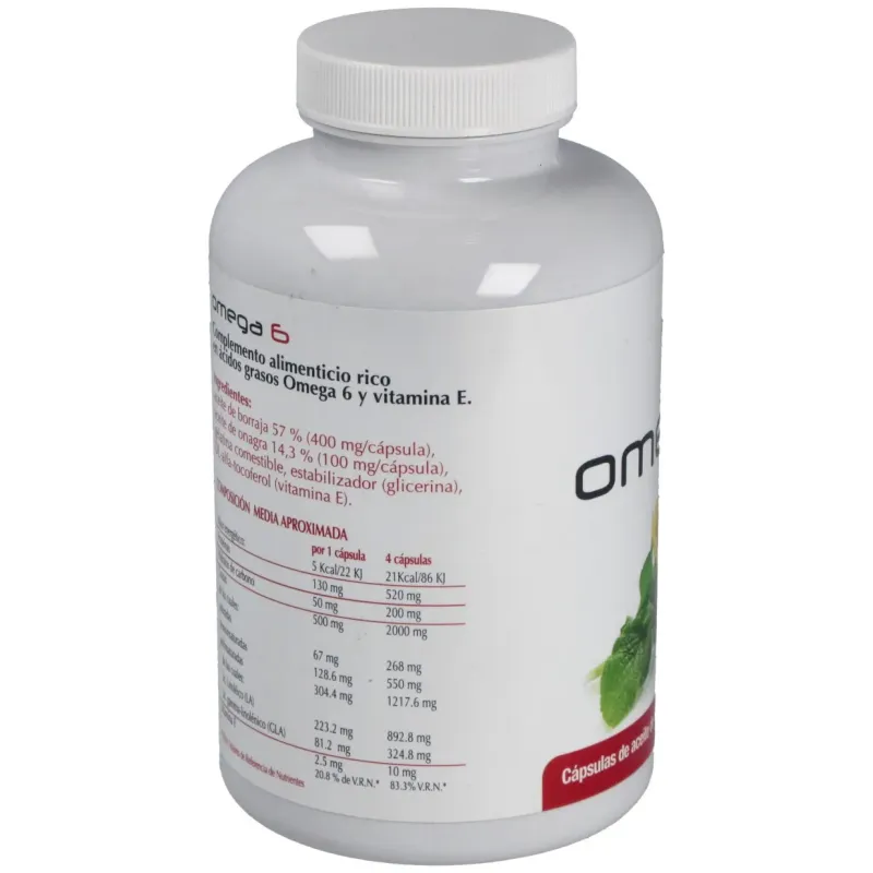 Plantis Omega-6 410 cápsulas | Farmacia Barata Plantis Omega-6 410 cápsulas | Farmacia Barata