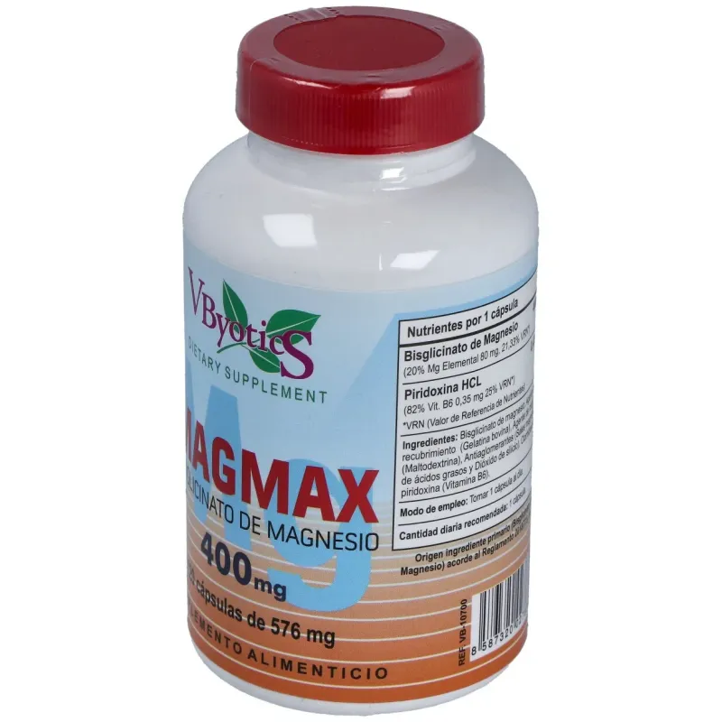 Vbyotics Magmax Bisglicinato 120 cápsulas | Farmacia Barata Vbyotics Magmax Bisglicinato 120 cápsulas | Farmacia Barata