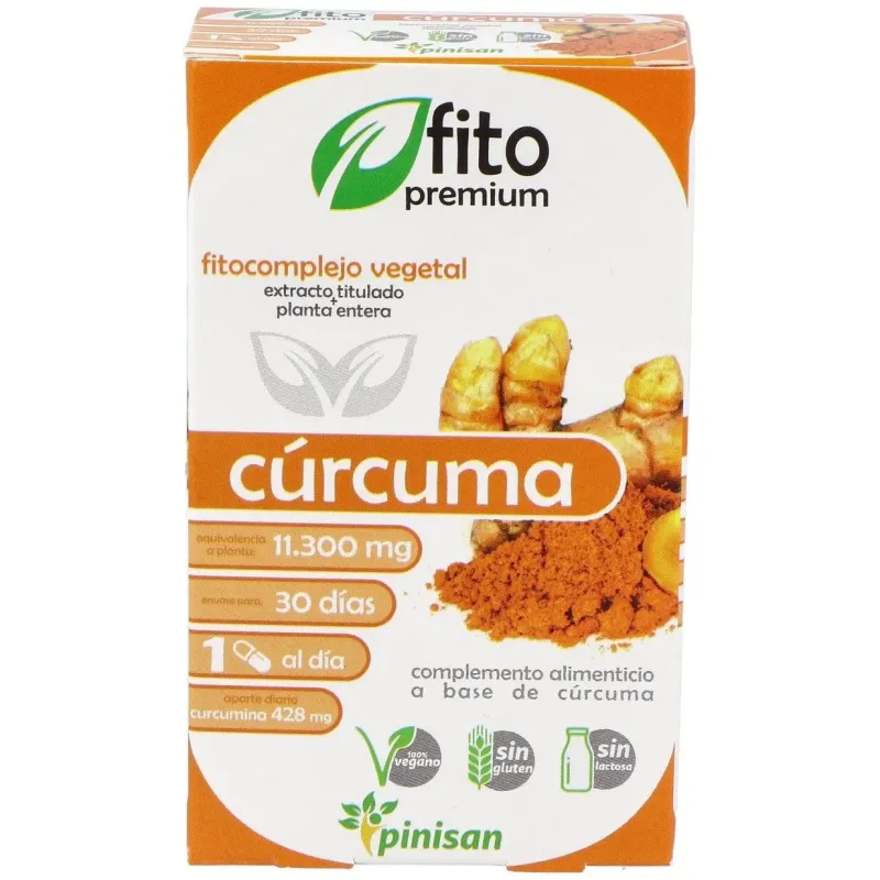 Fitopremium Cúrcuma 30 Cápsulas | Farmacia Barata