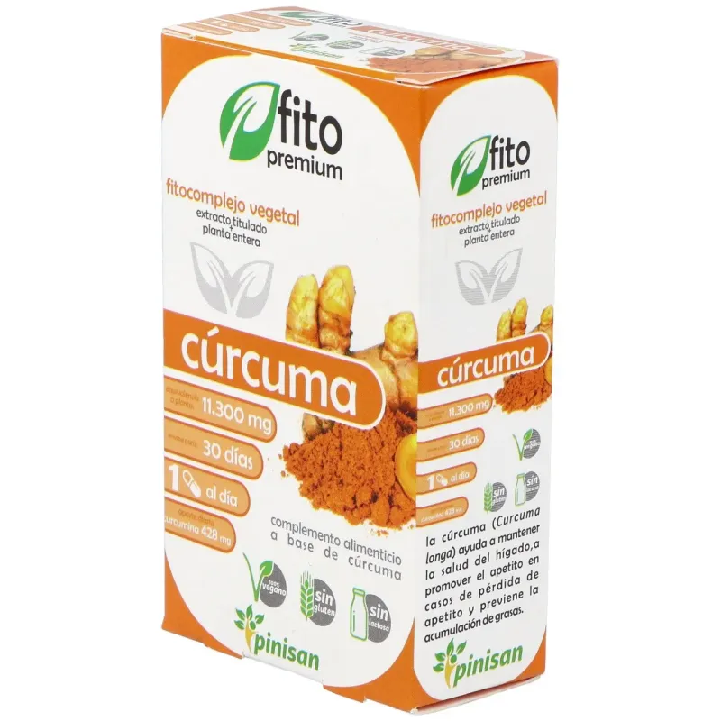 Fitopremium Cúrcuma 30 Cápsulas | Farmacia Barata