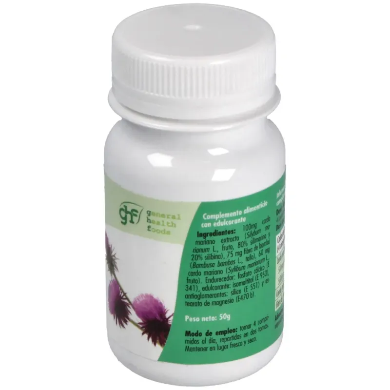 GHF Cardo Mariano 100 comprimidos | Farmacia Barata GHF Cardo Mariano 100 comprimidos | Farmacia Barata