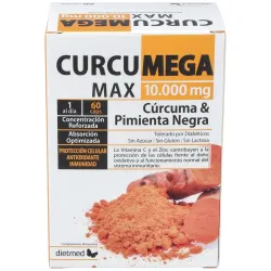 Dietmed Curcumega, 60 cápsulas de 10.000 mg.