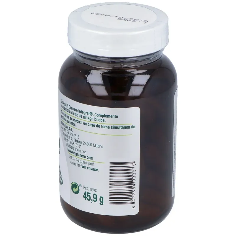 El Granero Ginkgo Biloba Forte | Farmacia Barata El Granero Ginkgo Biloba Forte | Farmacia Barata