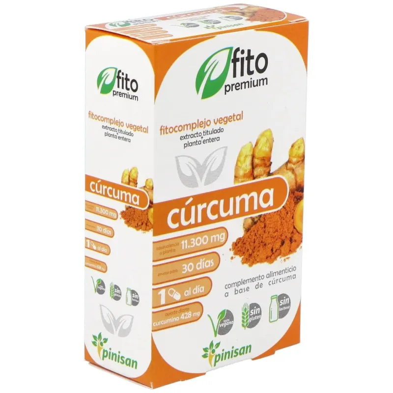 Fitopremium Cúrcuma 30 Cápsulas | Farmacia Barata