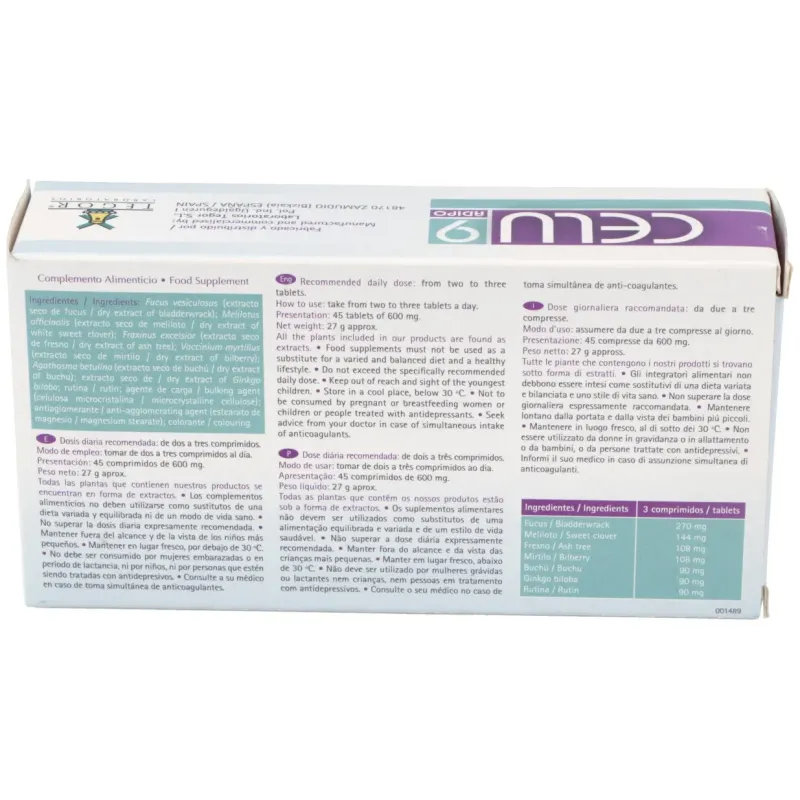 Tegor Celu 9 Adipo 45 comprimidos | Farmacia Barata Tegor Celu 9 Adipo 45 comprimidos | Farmacia Barata