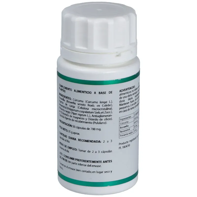 Holofit Curcuma Plus 50 cápsulas | Farmacia Barata