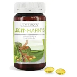 Marnys Lecitina de Soja, 1200 mg, 60 perlas
