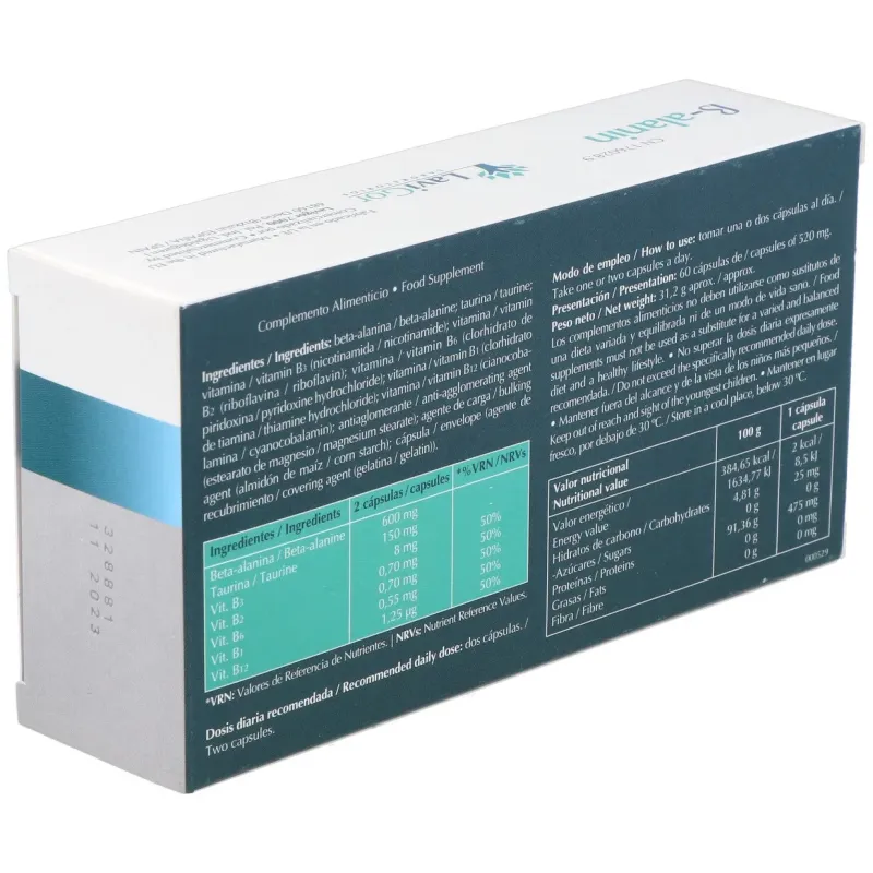 Lavigor Beta-Alanina 60 cápsulas | Farmacia Barata Lavigor Beta-Alanina 60 cápsulas | Farmacia Barata