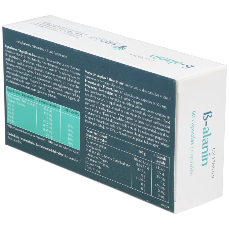 Lavigor Beta-Alanina 60 cápsulas | Farmacia Barata Lavigor Beta-Alanina 60 cápsulas | Farmacia Barata