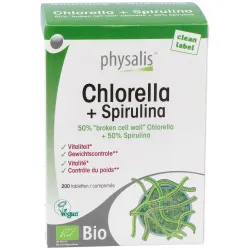 Chlorella + Spirulina 200 Comprimidos | Farmacia Barata