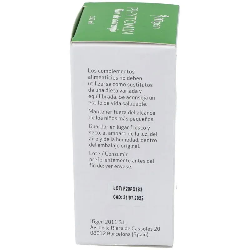 Phytomin Flor Naranjo 150 ml | Farmacia Barata Phytomin Flor Naranjo 150 ml | Farmacia Barata