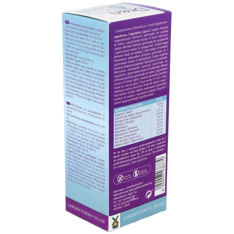 Tegor Drenactiv Jarabe 200 ml | Farmacia Barata Tegor Drenactiv Jarabe 200 ml | Farmacia Barata