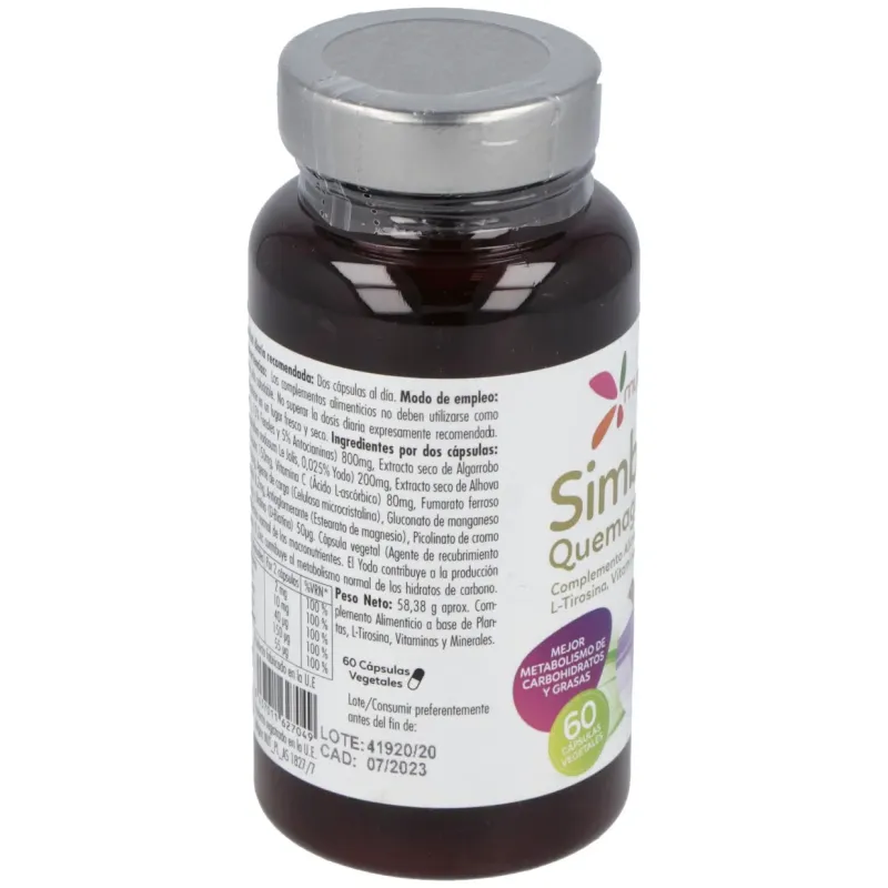 Simbioline Quemagrasa 60 Cápsulas | Farmacia Barata Simbioline Quemagrasa 60 Cápsulas | Farmacia Barata