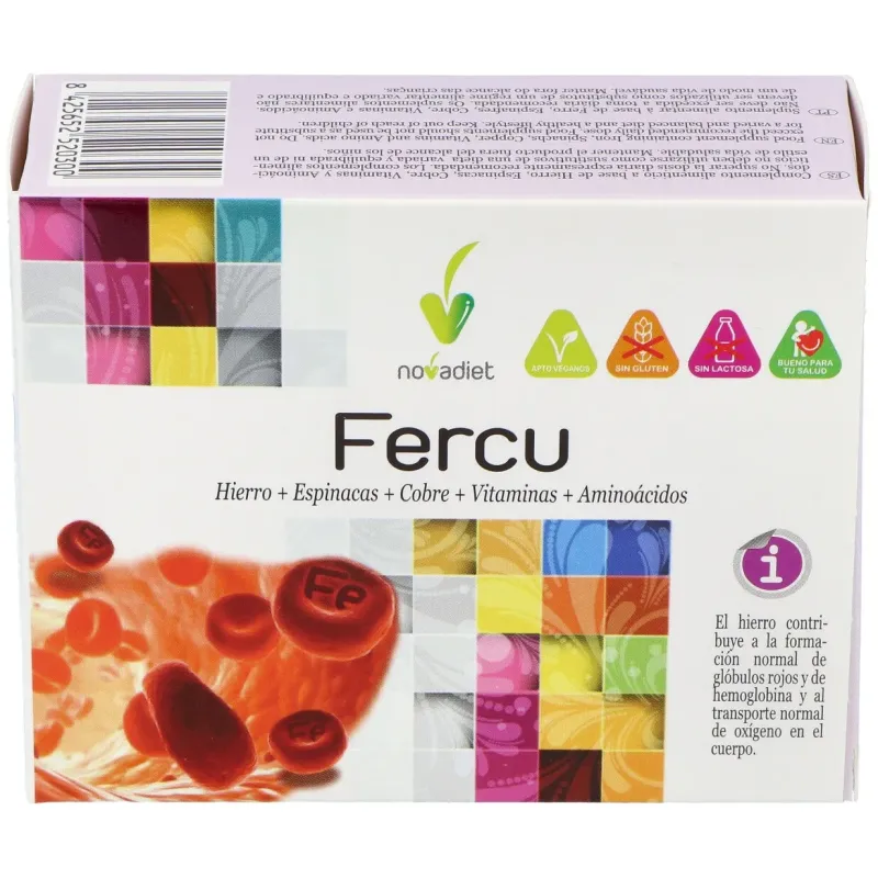 Fercu 60 Cápsulas Novadiet | Farmacia Barata