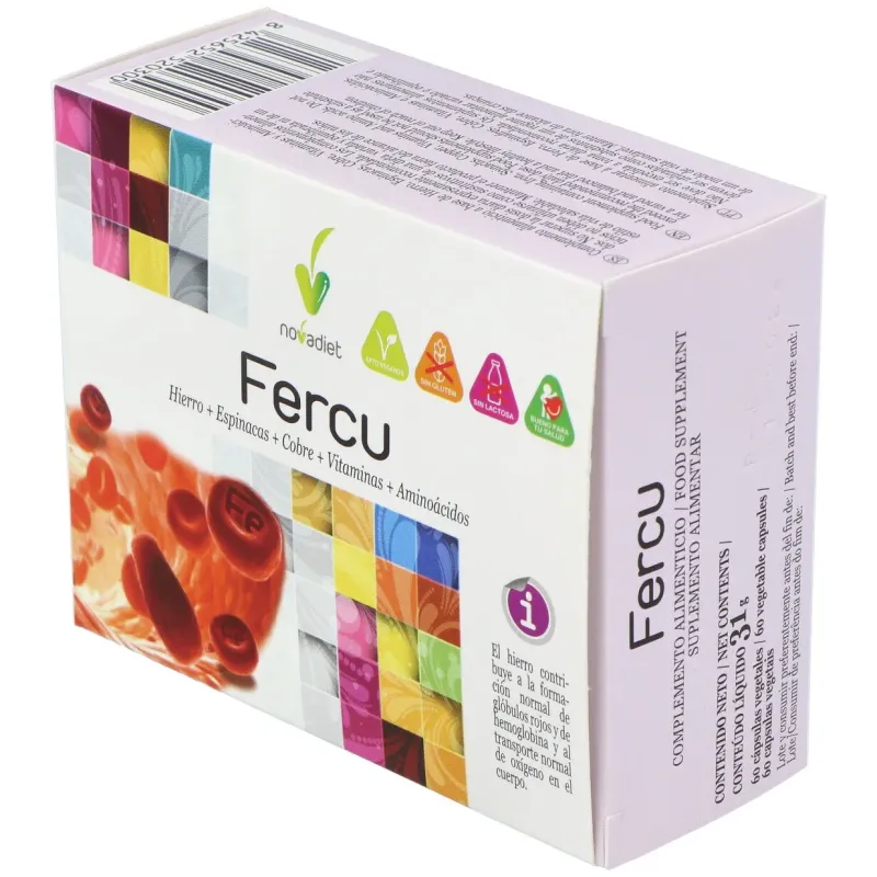 Fercu 60 Cápsulas Novadiet | Farmacia Barata