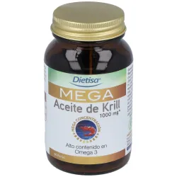 Dietisa Mega Aceite Krill, 60 cápsulas