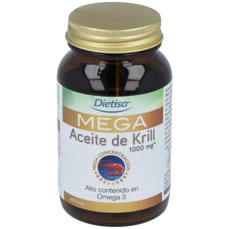 Mega Aceite Krill 60 Cápsulas Dietisa | Farmacia Barata Mega Aceite Krill 60 Cápsulas Dietisa | Farmacia Barata