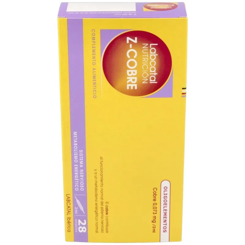 Labcatal Zinc-Cobre 28 Ampollas | Farmacia Barata Labcatal Zinc-Cobre 28 Ampollas | Farmacia Barata