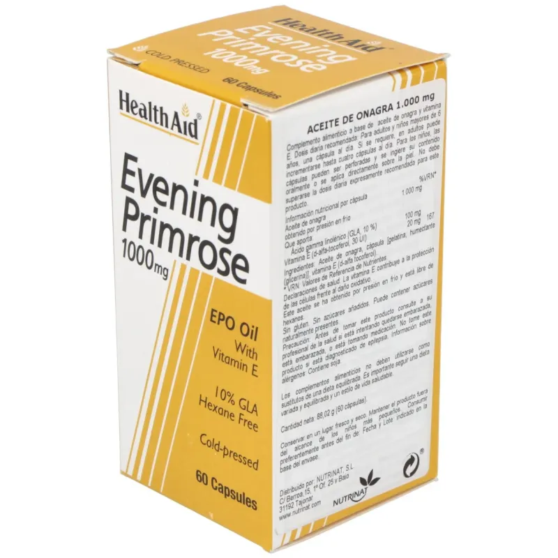Aceite de Onagra 1000 mg 60 Cápsulas | Farmacia Barata Aceite de Onagra 1000 mg 60 Cápsulas | Farmacia Barata