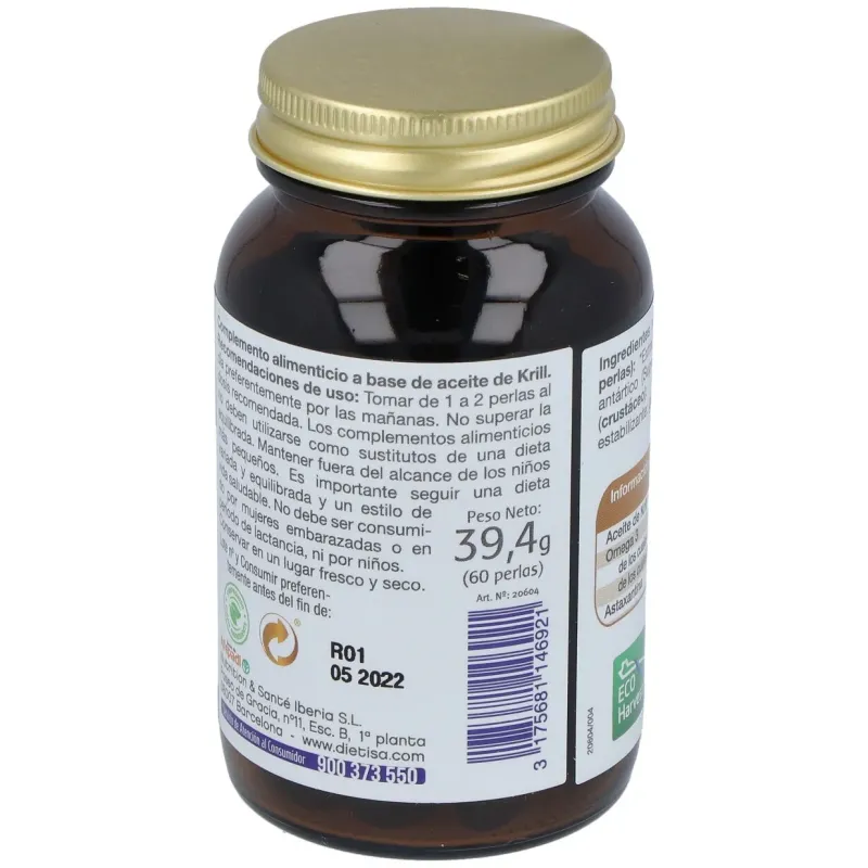 Mega Aceite Krill 60 Cápsulas Dietisa | Farmacia Barata Mega Aceite Krill 60 Cápsulas Dietisa | Farmacia Barata