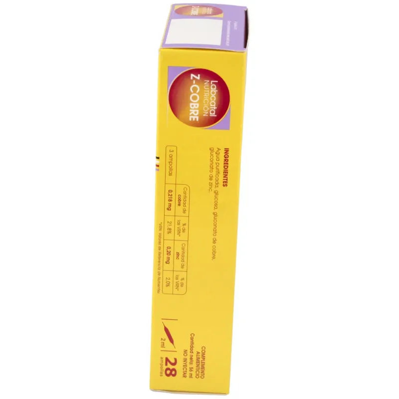 Labcatal Zinc-Cobre 28 Ampollas | Farmacia Barata Labcatal Zinc-Cobre 28 Ampollas | Farmacia Barata