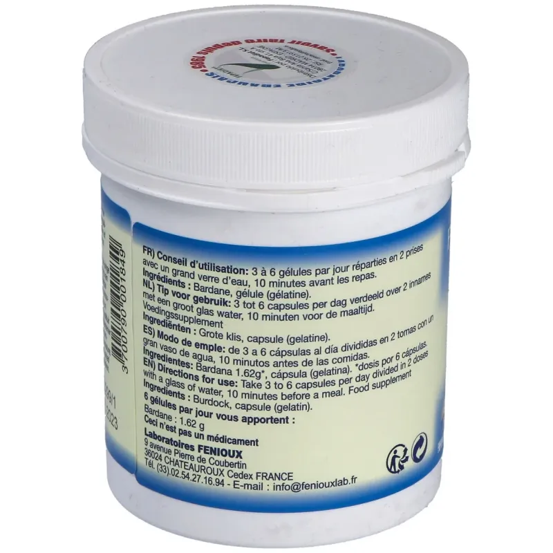 Fenioux Bardana 200 cápsulas | Farmacia Barata Fenioux Bardana 200 cápsulas | Farmacia Barata