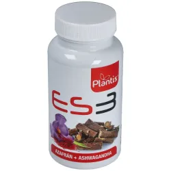 Plantis Es3, Cápsulas de Azafrán y Ashwagandha, 30 Cápsulas
