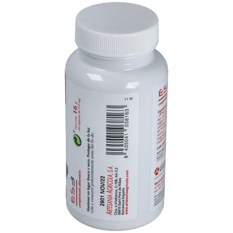 Es3 Azafrán y Ashwagandha | Farmacia Barata