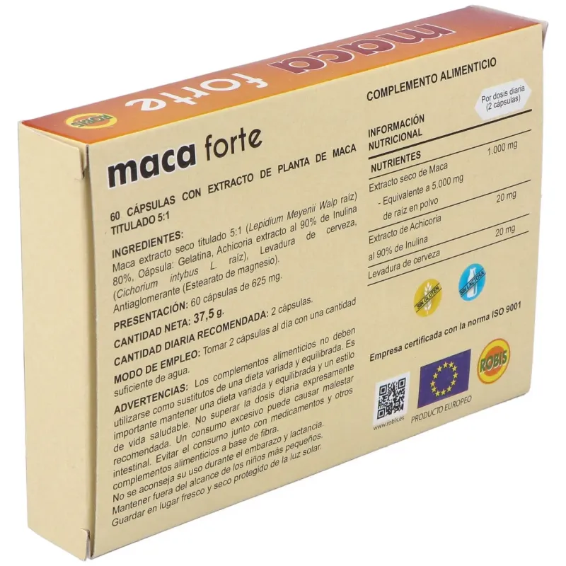 Maca Forte 60 Cápsulas | Farmacia Barata Maca Forte 60 Cápsulas | Farmacia Barata
